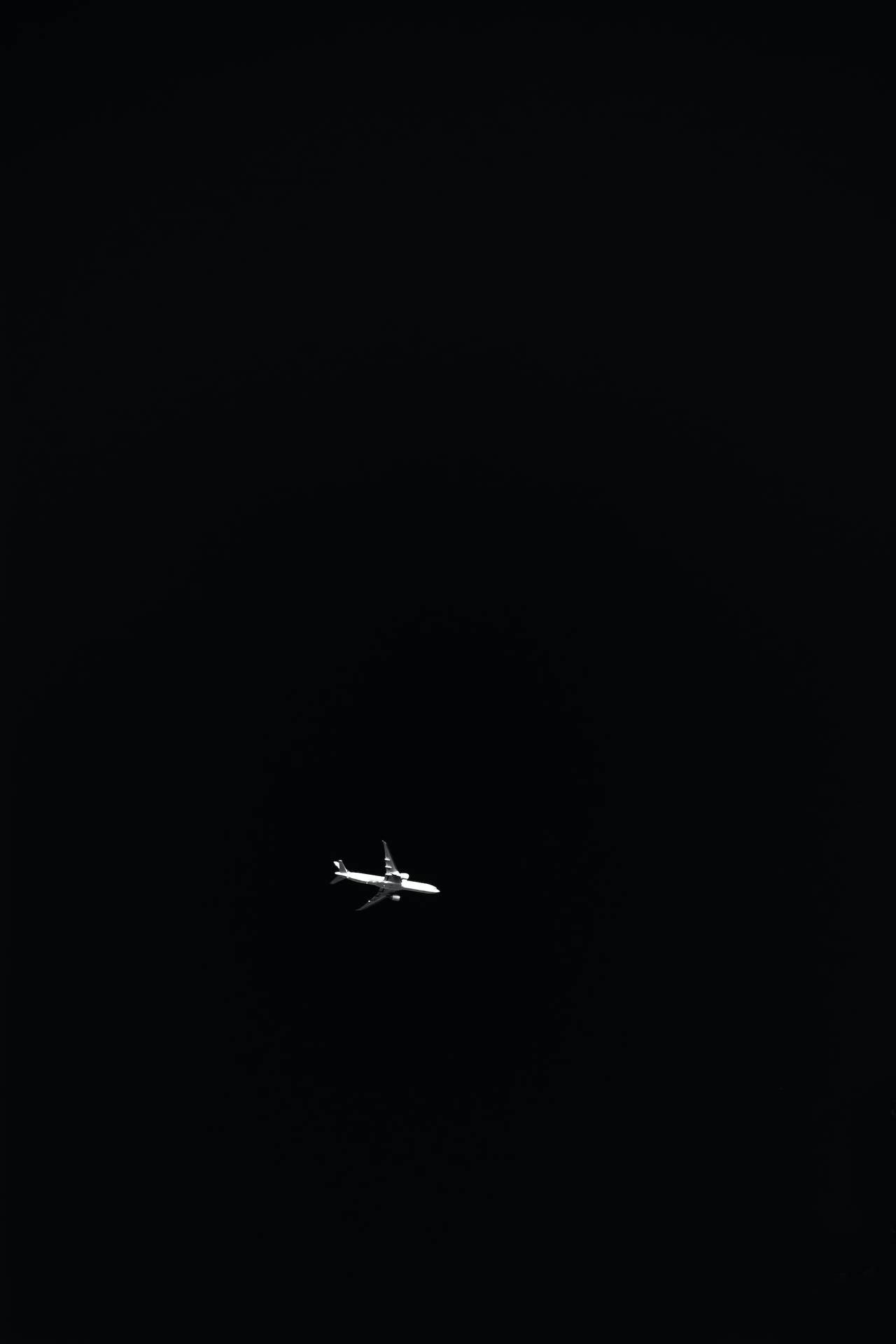 Airplane Black Aesthetic iPhone Wallpaper