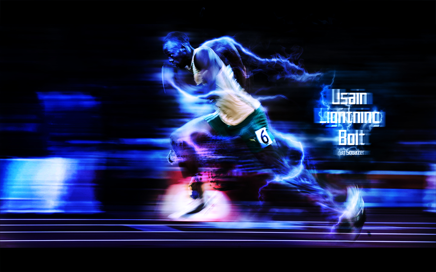 Sports Wallpaper Usain Bolt Running