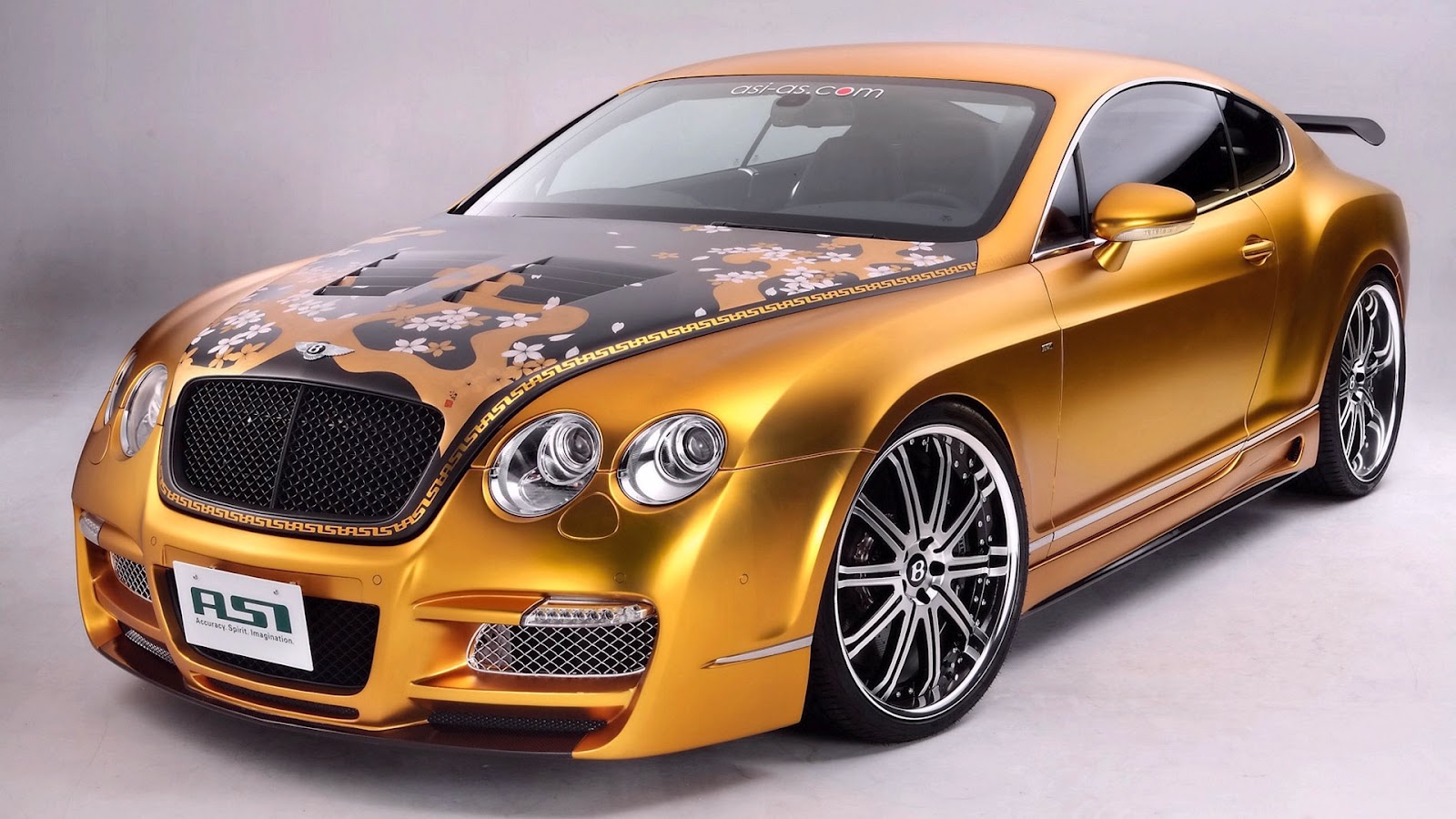 Asi Tuning Bentley Golden Supercar Wallpaper The