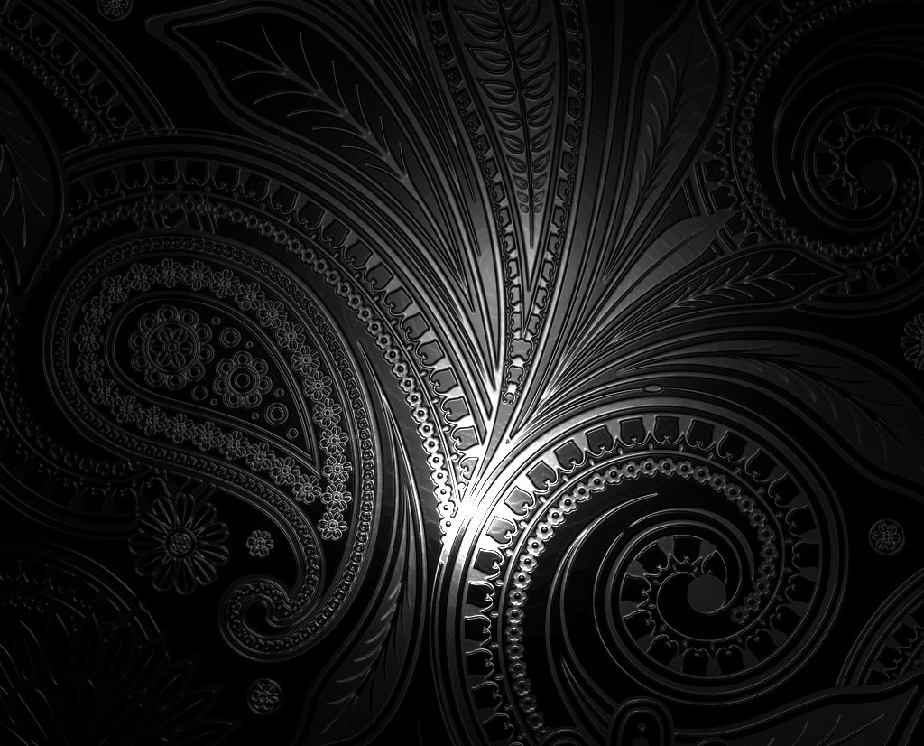 Black Paisley Wallpaper HD Pretty