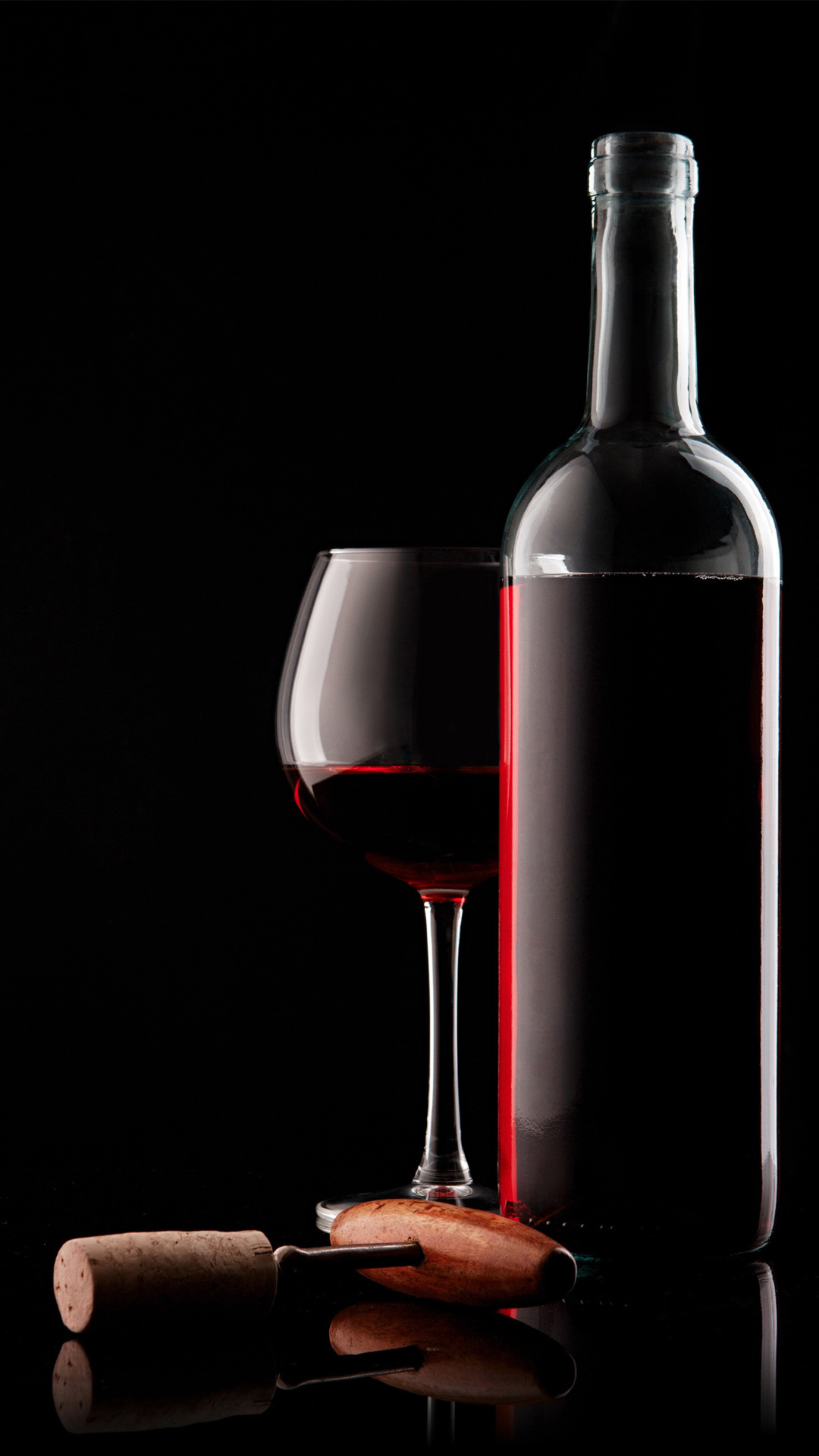 Love Wineglass Bottle Red Wine Android Wallpaper free download