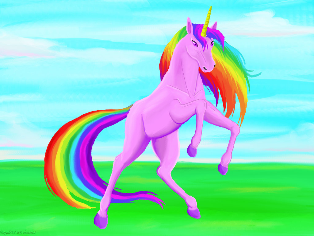 🔥 Download Rainbow Unicorn By Angela808 By Llopez67 Unicorn Rainbow