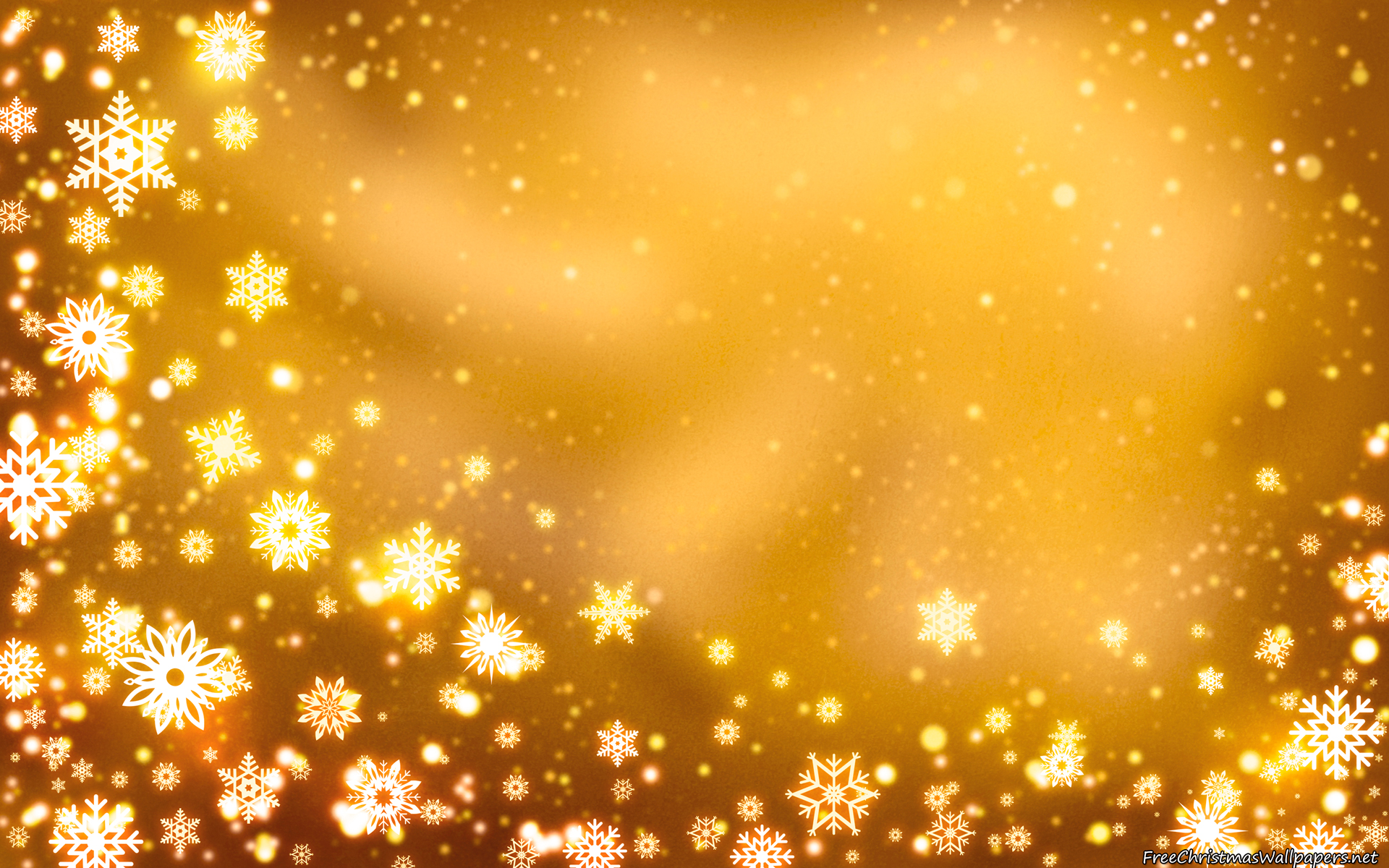 Christmas Photo 3d Golden Background