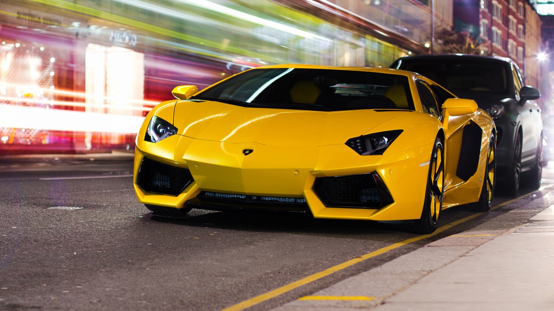 Yellow Lamborghini Murcielago Wallpaper Image