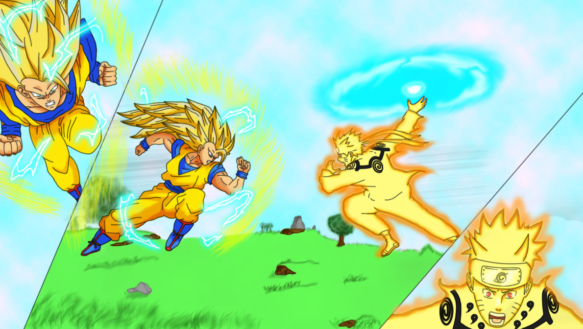 Goku Vs Naruto By Hayabusasnake