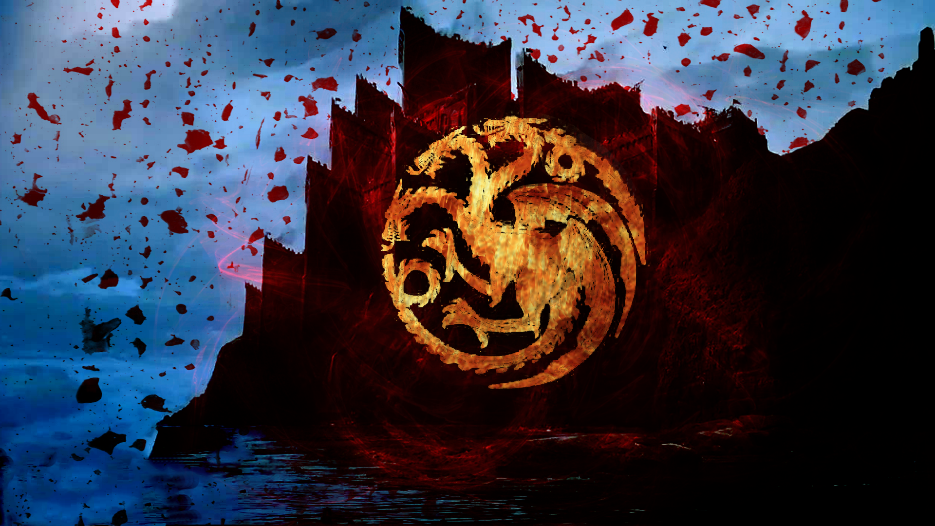 Game of Thrones House Targaryen Wallpaper by Velostodon on
