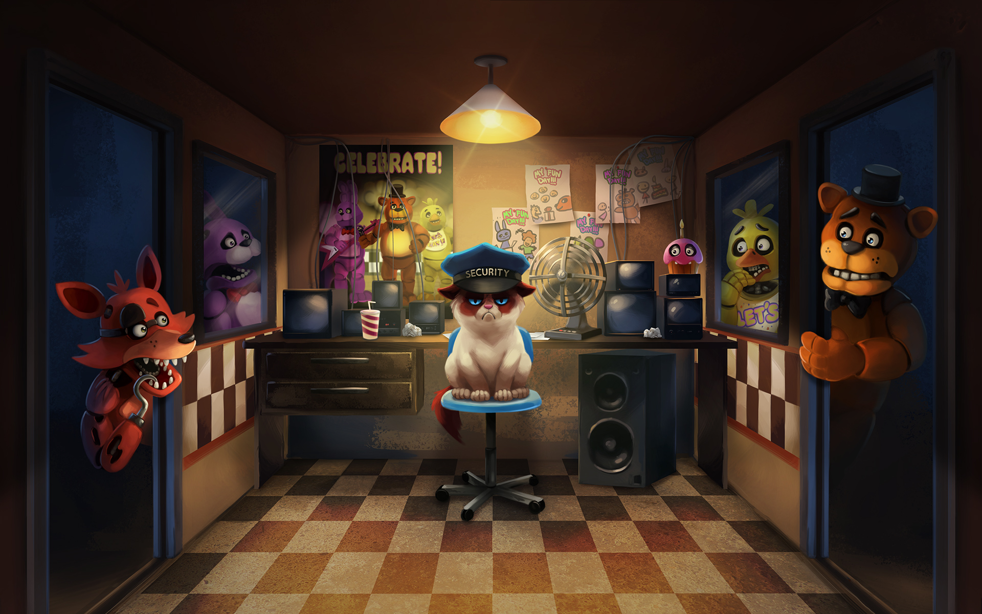 Five Nights At Freddys Game HD Wallpaper