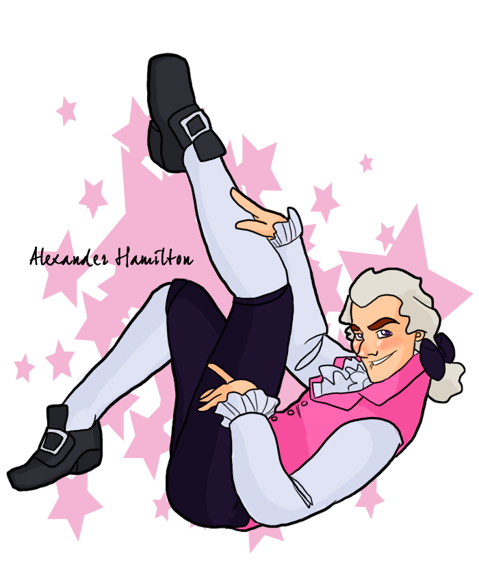 Pinup Alexander Hamilton by Publius Reporter on