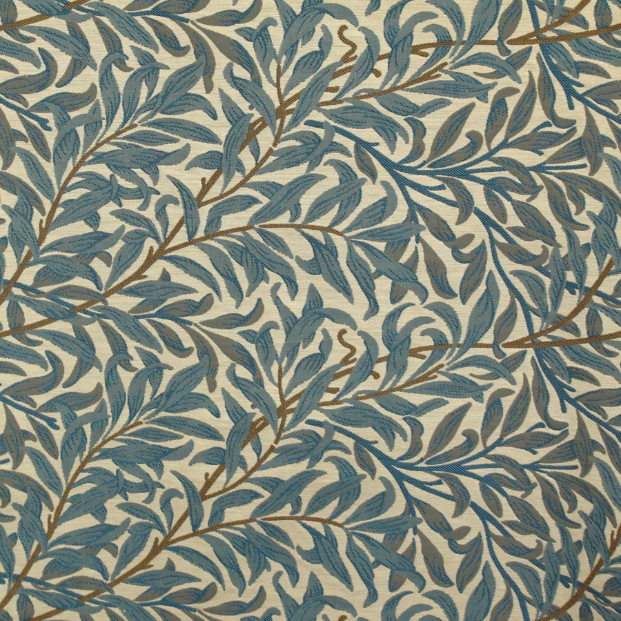 Sanderson Wallpaper Etchings & Roses French Blue