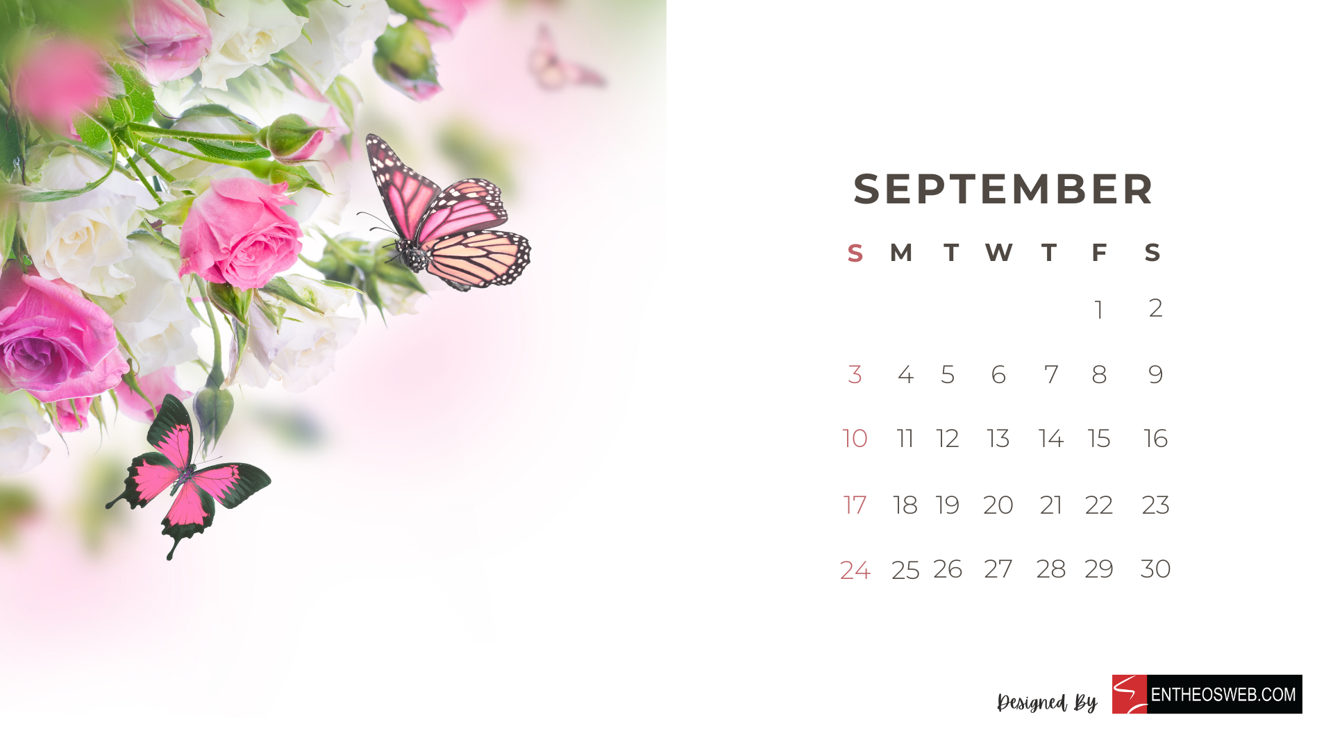 September Calendar Desktop Wallpaper Entheosweb