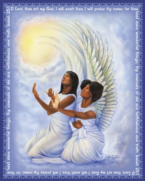 African American Religious Art Angels