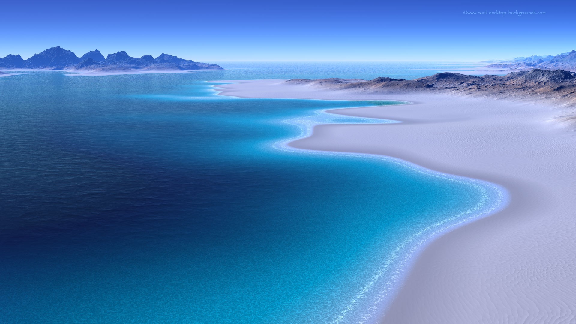 Serene Beach Desktop Wallpaper Share This Awesome On