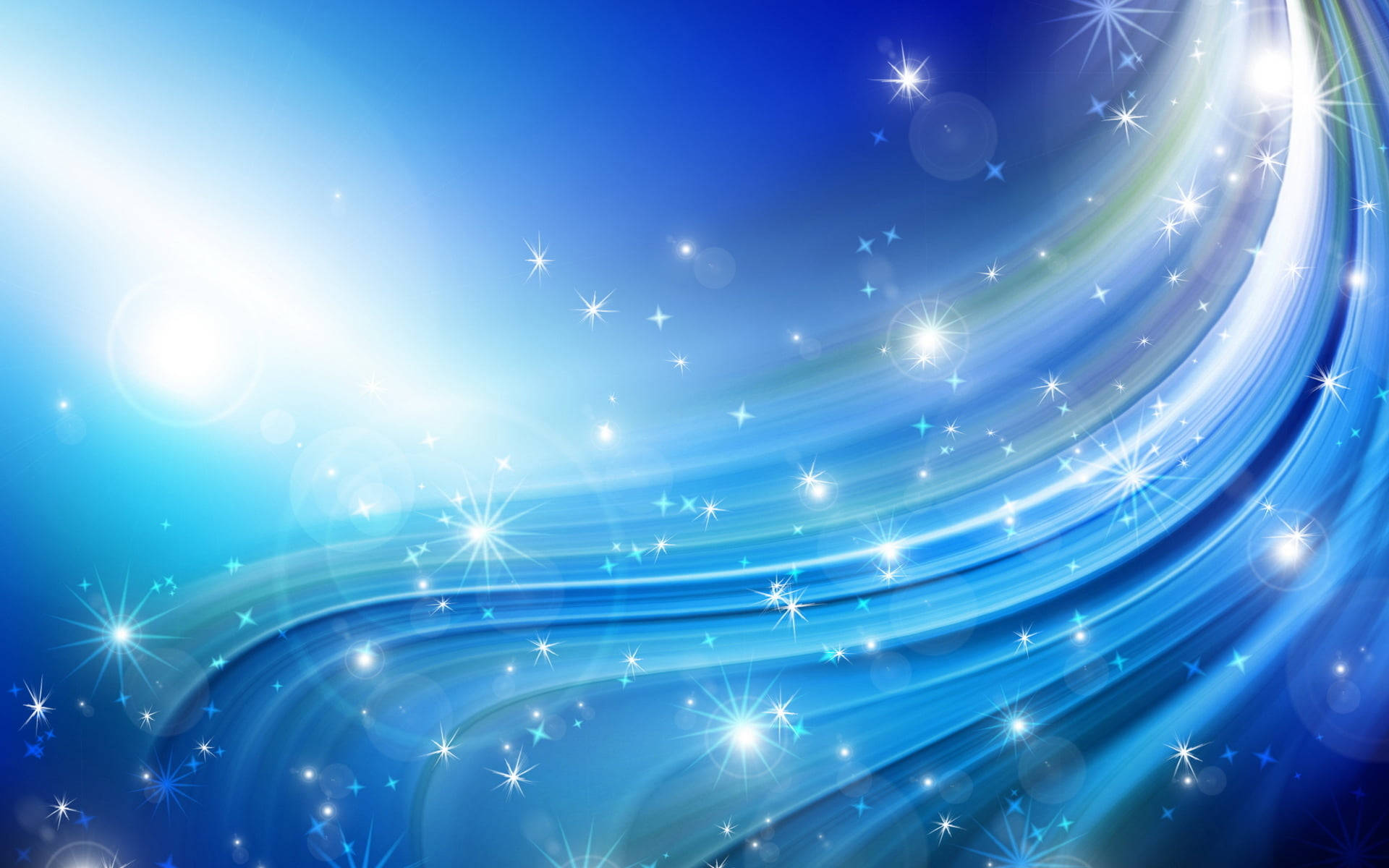 Blue Glitter Wallpaper
