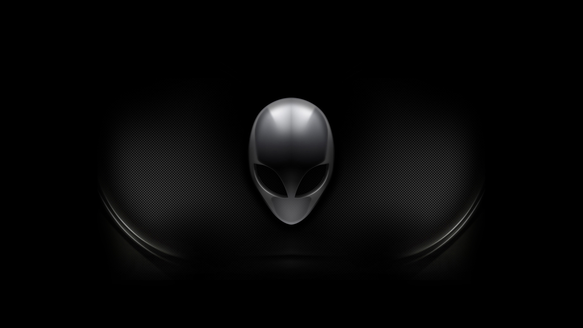 alienware dark logo hd 1920x1080 1080p wallpaper compatible for