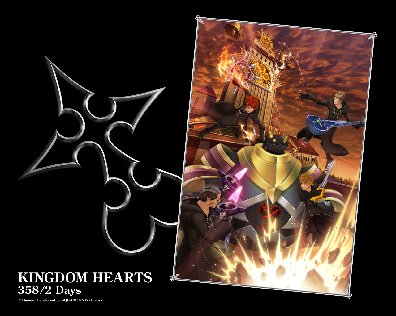 Fond ecran wallpaper Kingdom Hearts 358 2 Days   JeuxVideofr