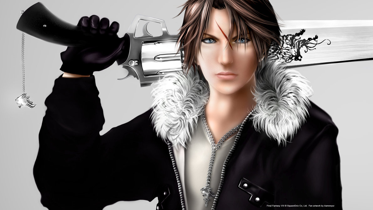 Squall Leonhart By Aameeyur