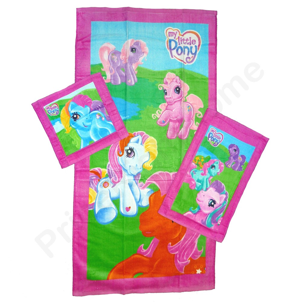 Details About My Little Pony Piece Towel Set Towels Bath Face Hand