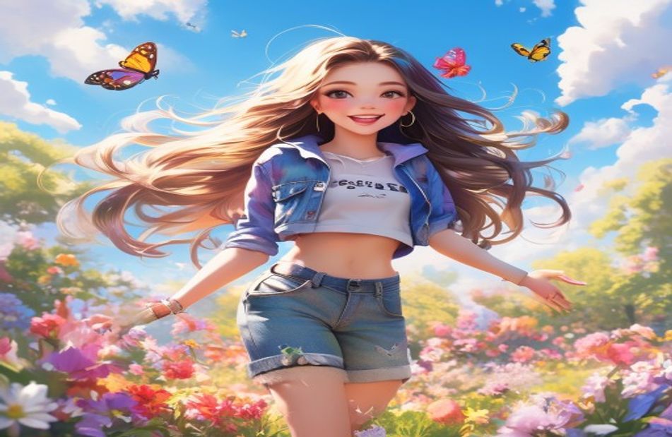 Cute Teen Girl Wallpaper