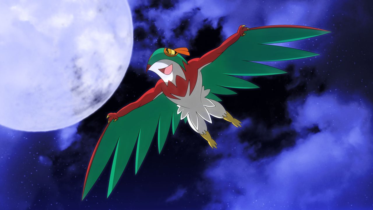 Nightsky Hawlucha Wallpaper By Elsdrake