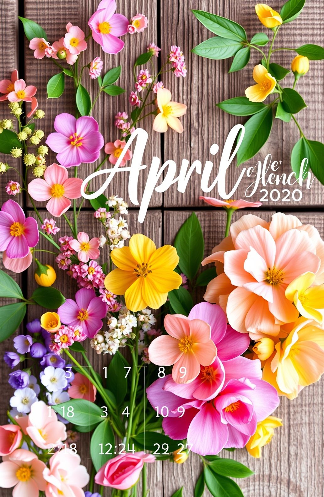 April Calendar Wallpaper