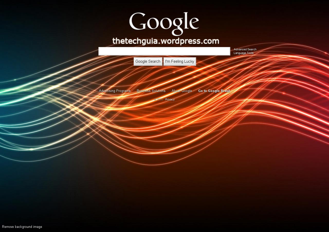 Google Strikes Again With Custom Background Image For Home The