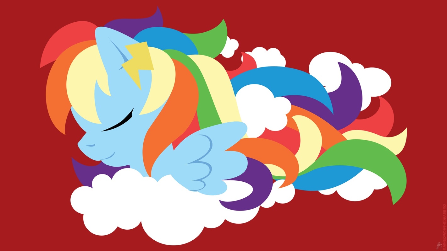 My Little Pony Rainbow Dash Art Wallpaper