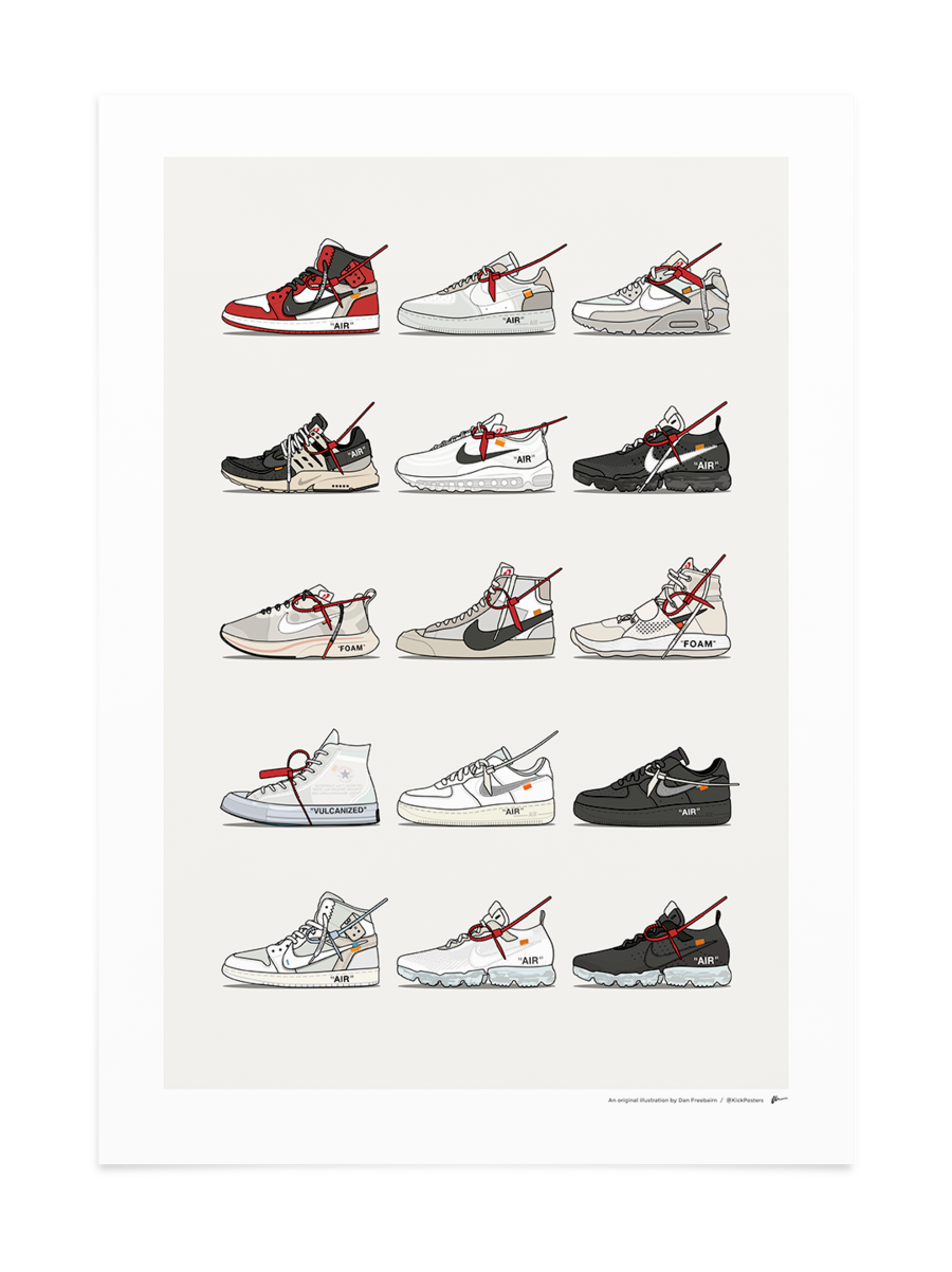 Nike X Off White Collection In Hypebeast Wallpaper