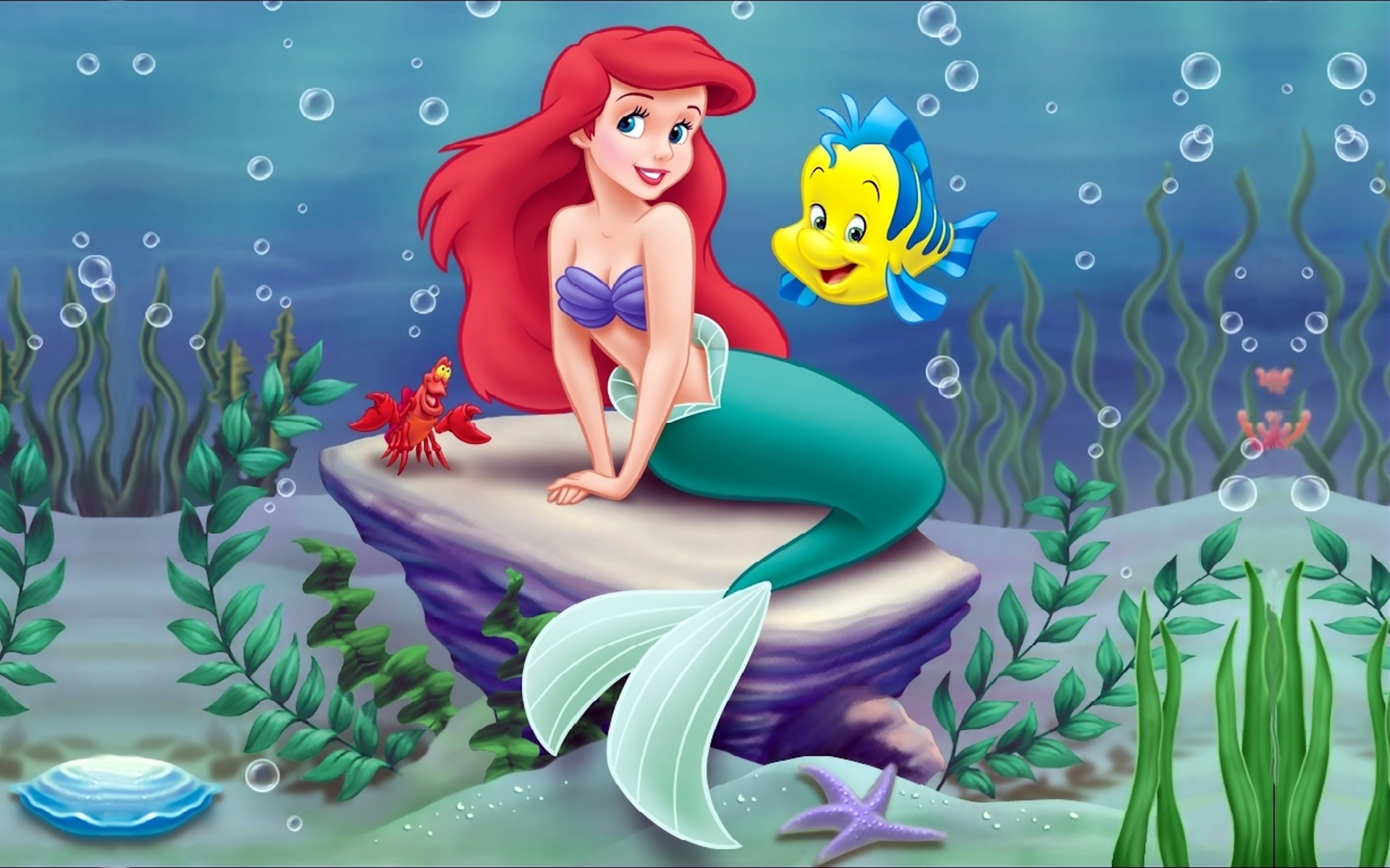 Wallpaper Little Mermaid Disney Ariel Pictures HD
