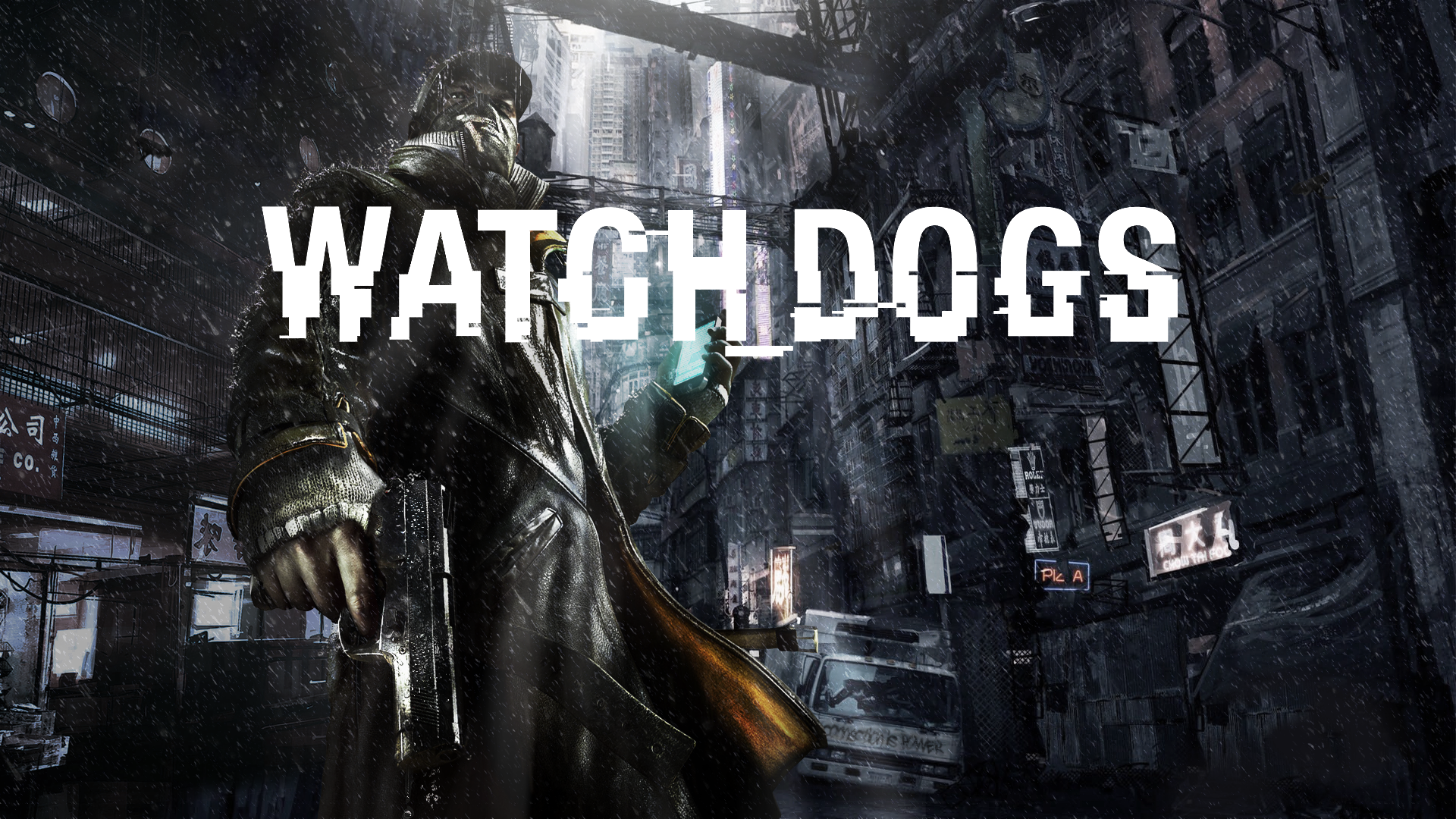 Watch Dogs Wallpaper Loud Title version by SpectreSinistre on