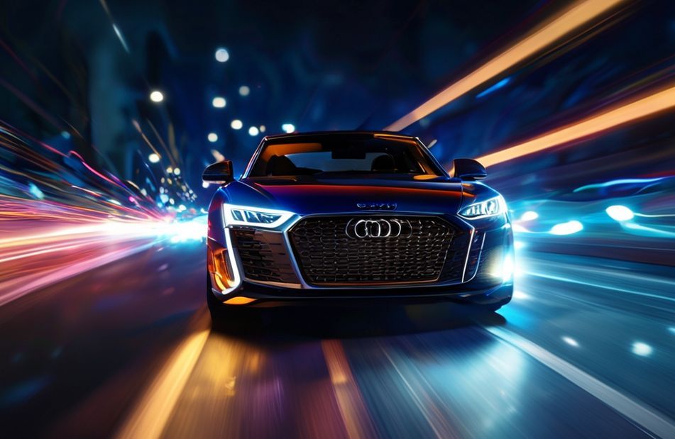 Audi Headlights Wallpaper