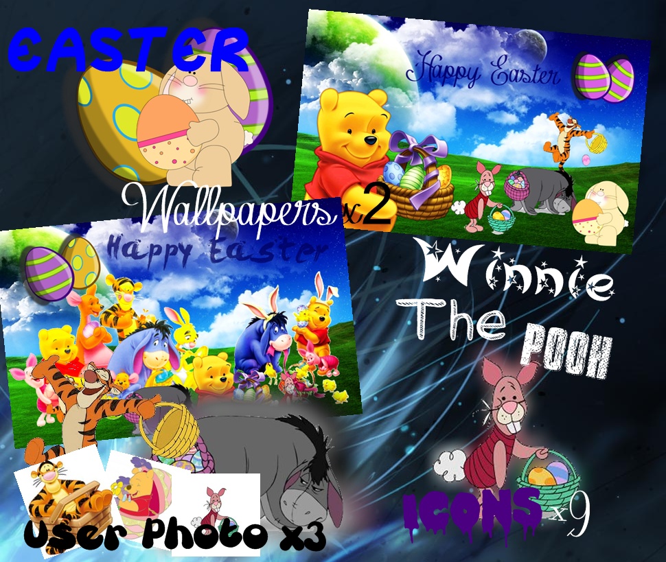 Deviantart Art Winnie The Pooh Easter Theme For Xp