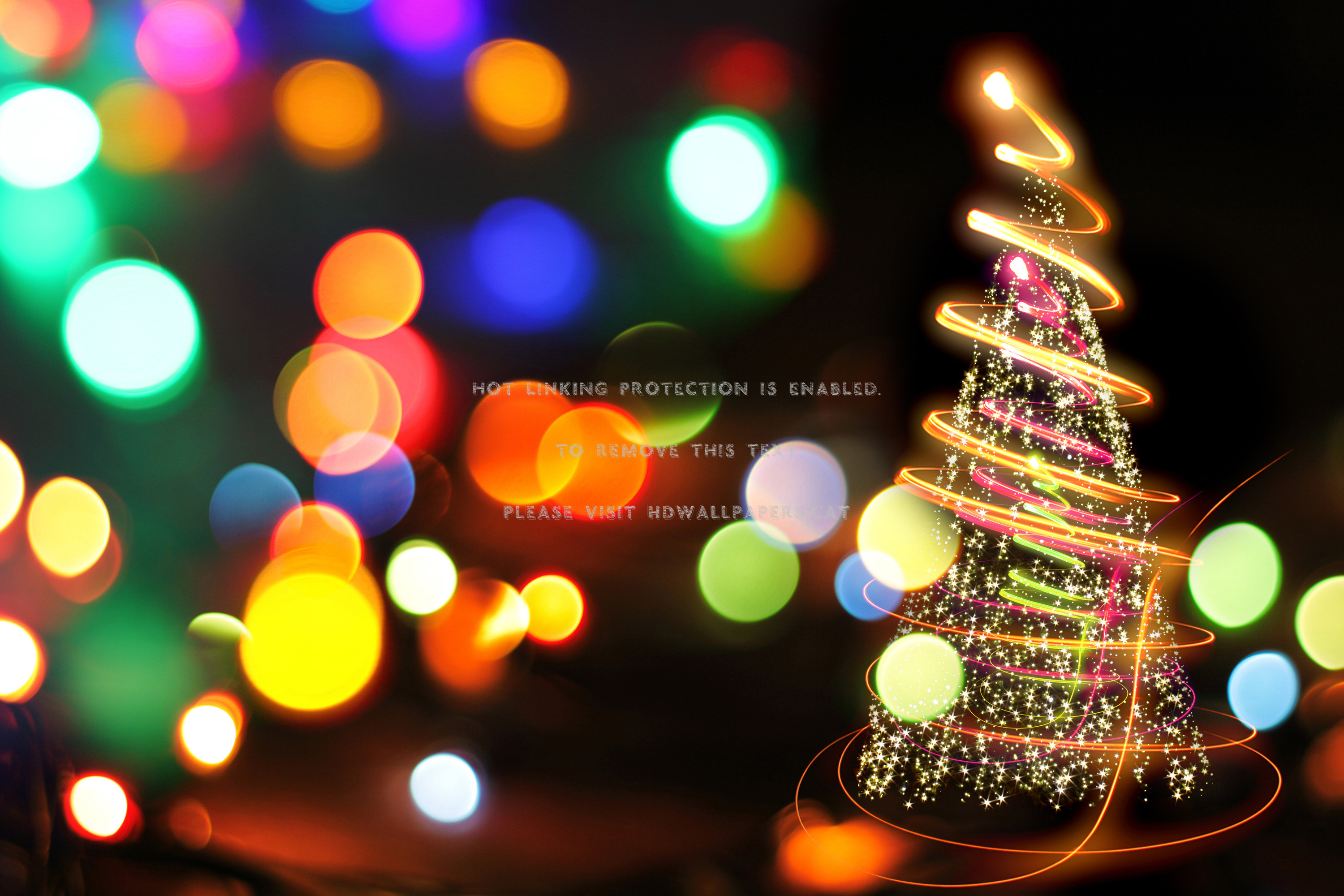 Feel The Christmas Spirit Colorfull Tree