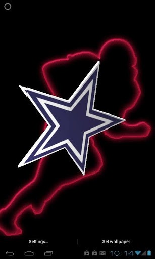 Free download Cowboys Logo Live Wall App for Android [307x512] for