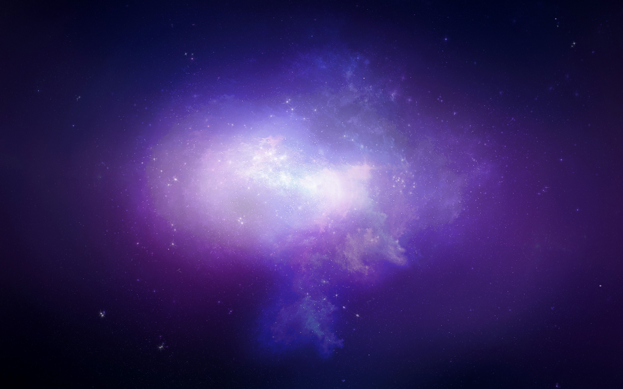 Bright Purple Space Cloud 1080p Wallpaper