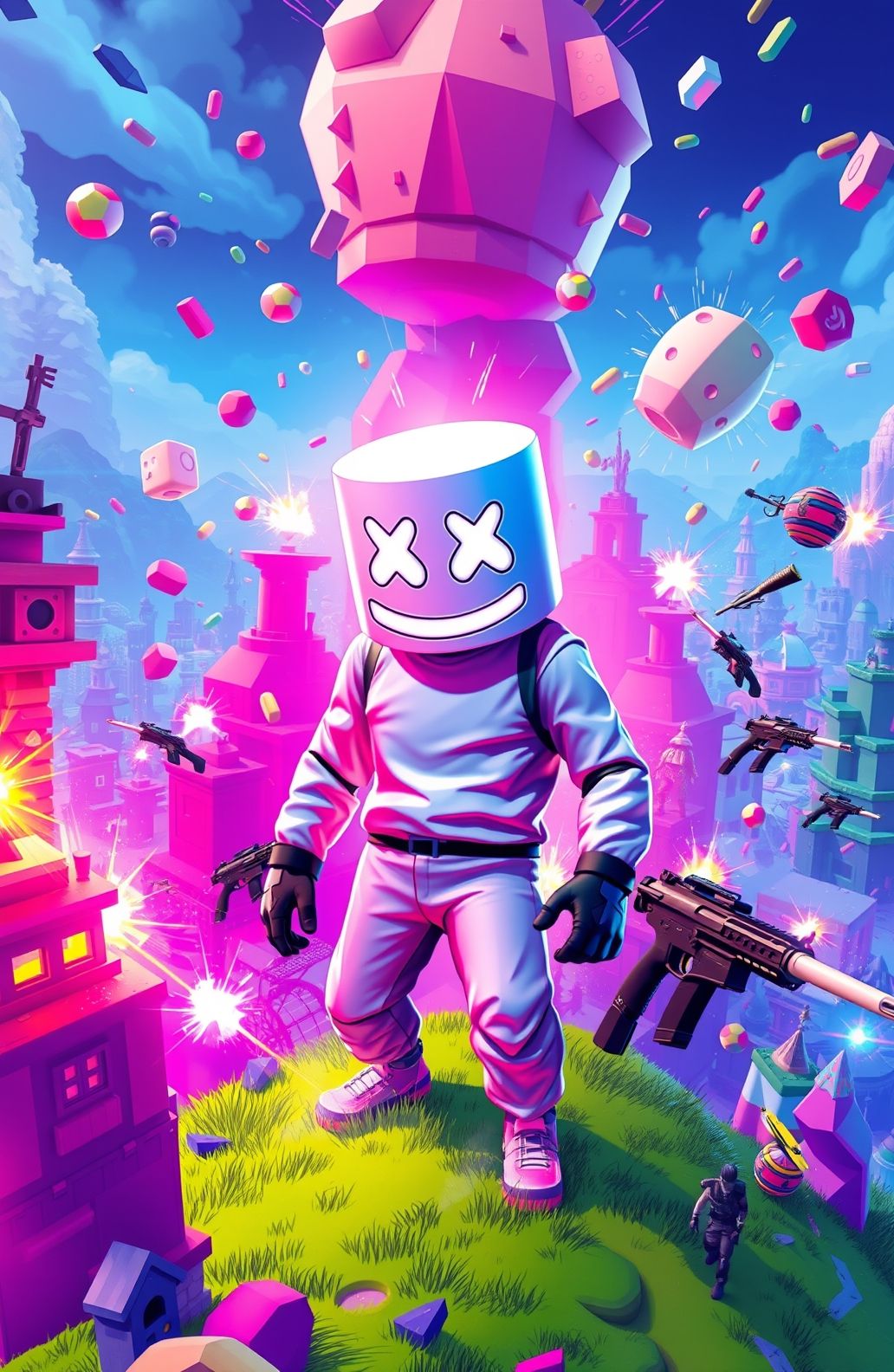 Marshmello Fortnite Wallpaper