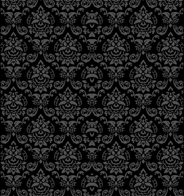 Gray Floral Wallpaper Black And Grey The Art Mad