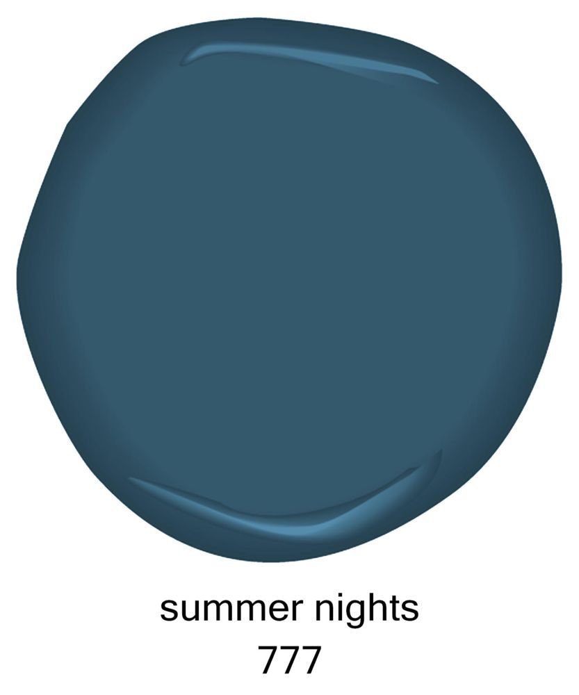 Benjamin Moore Summer Nights Pint Sample By