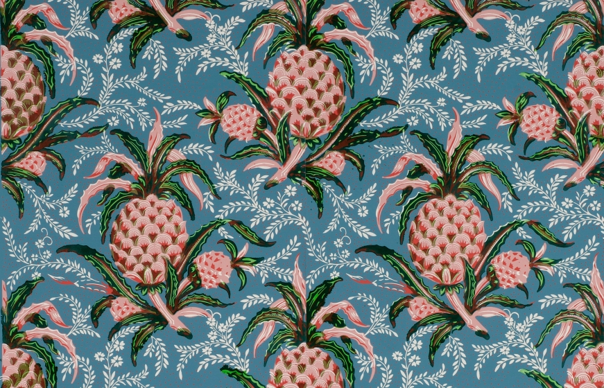 Pineapple Wallpaper Patterns And historic wallpaper and