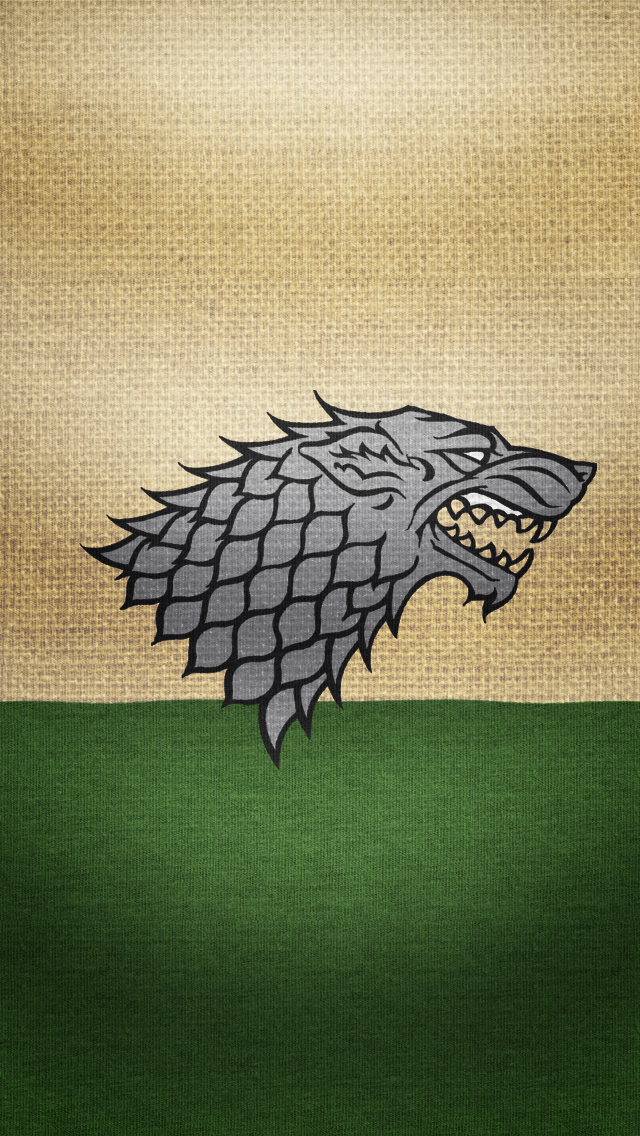 How I always imagined the House Stark banner looked. (Aside from the  writing) : r/gameofthrones