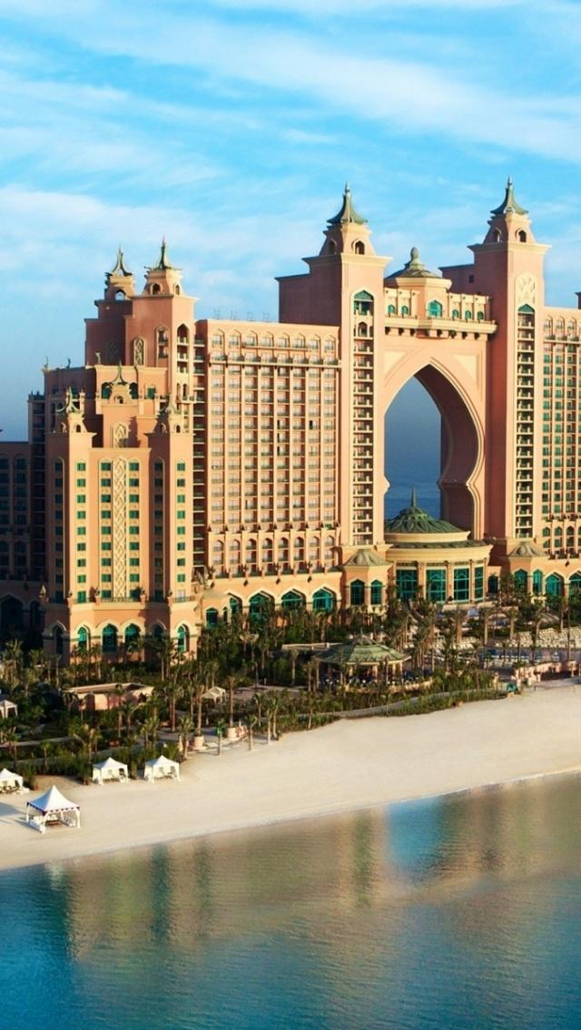 Palm Jumeirah Dubai Atlantis iPhone Wallpaper