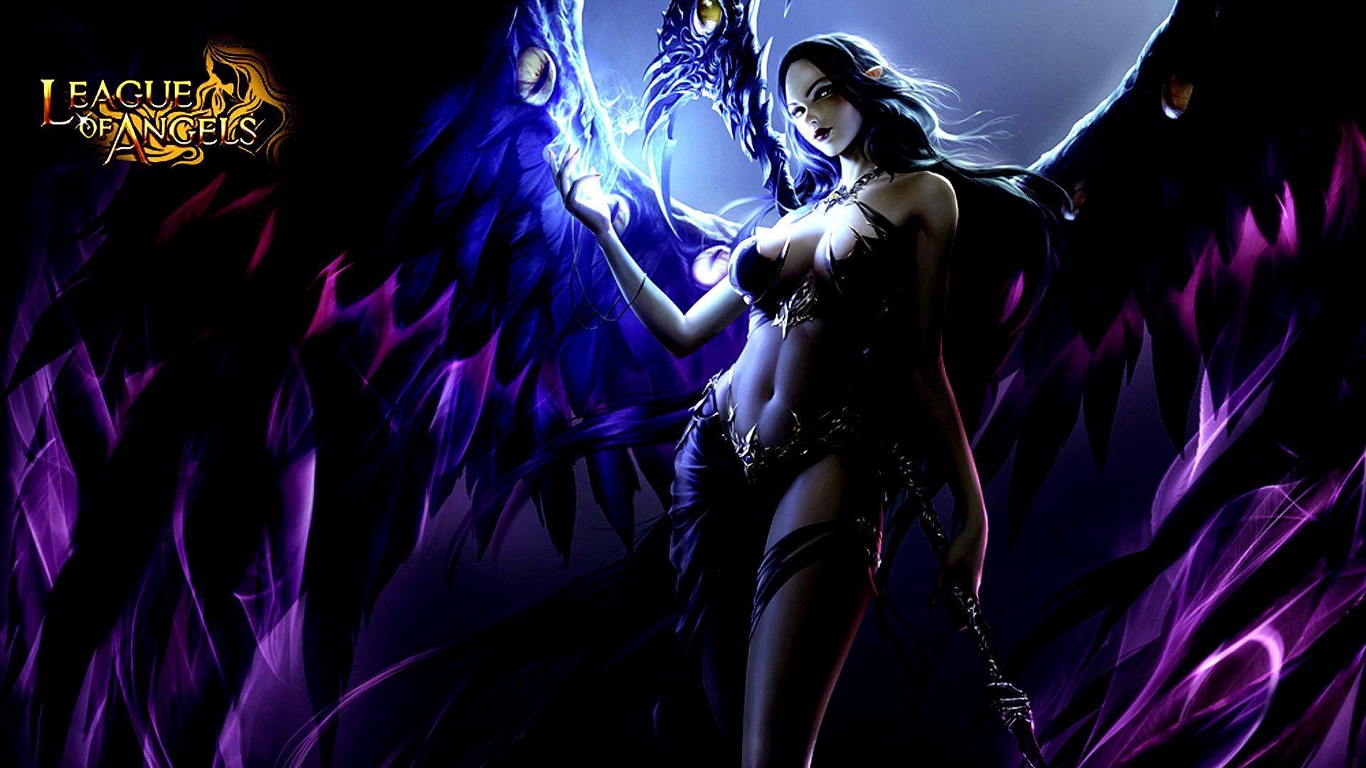 Of Angels Fantasy Angel Warrior League Game Loa Wallpaper
