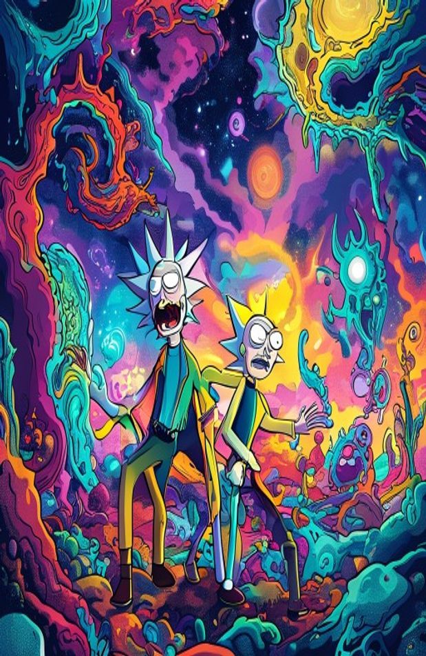 Supreme Rick And Morty Wallpaper