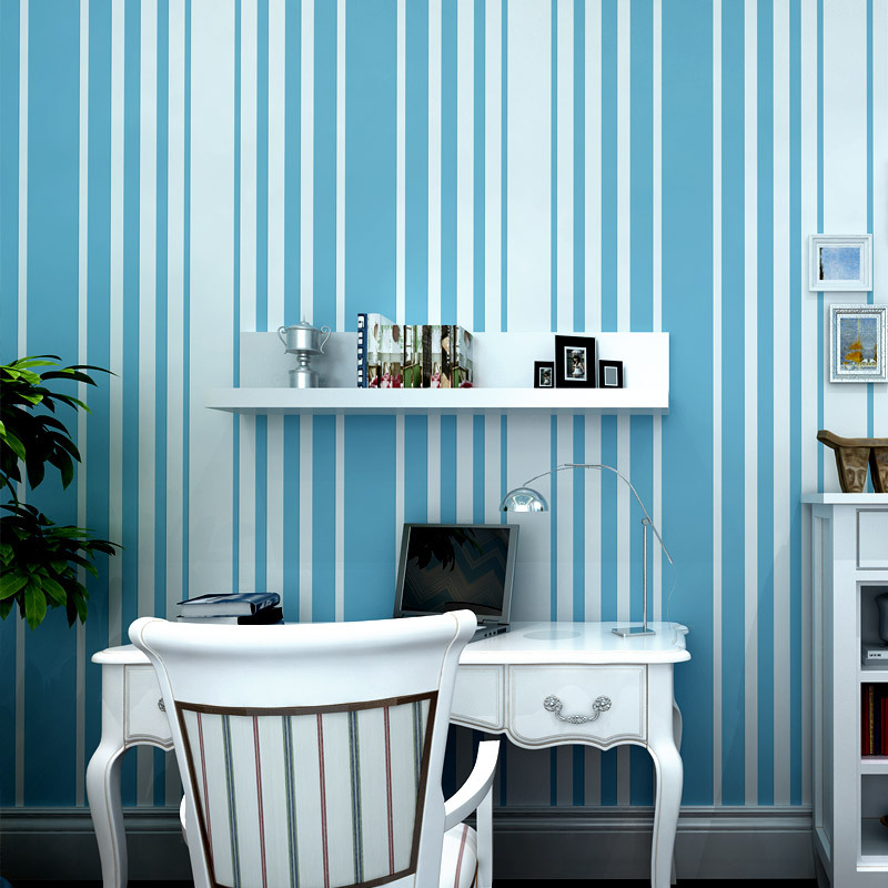 striped wallpaper modern bedroom self adhesive wallpaper in Wallpapers 800x800