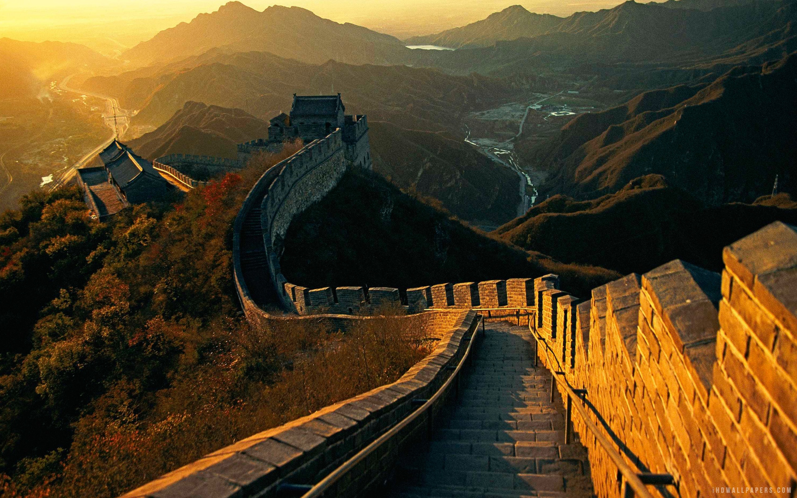 Great Wall Of China Widescreen Wallpaper On