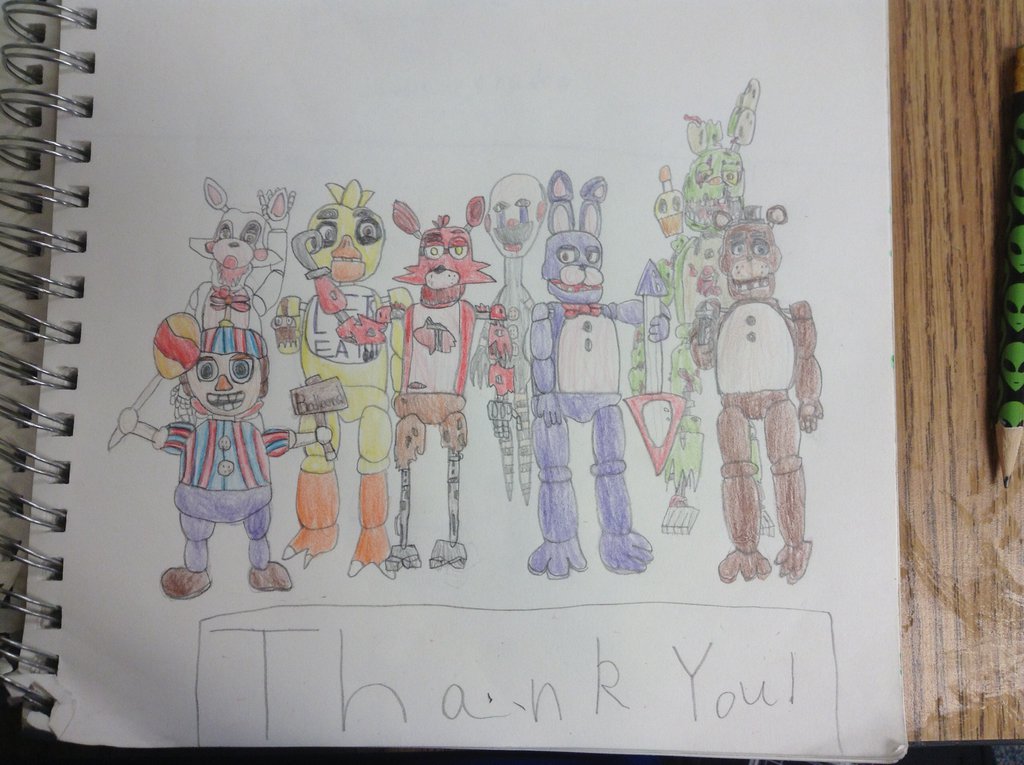 Fnaf Thank You Wip By Loleegee2003