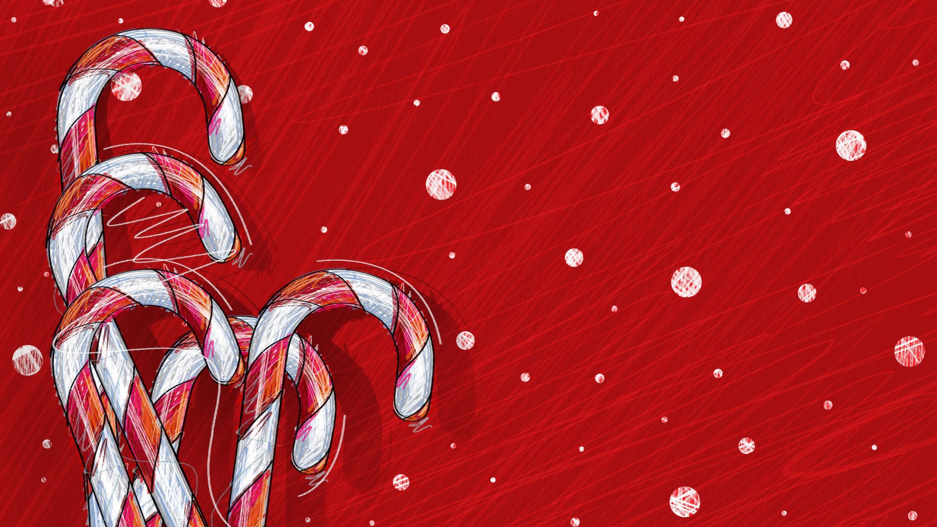 Art Of Candy Cane HD Wallpaper