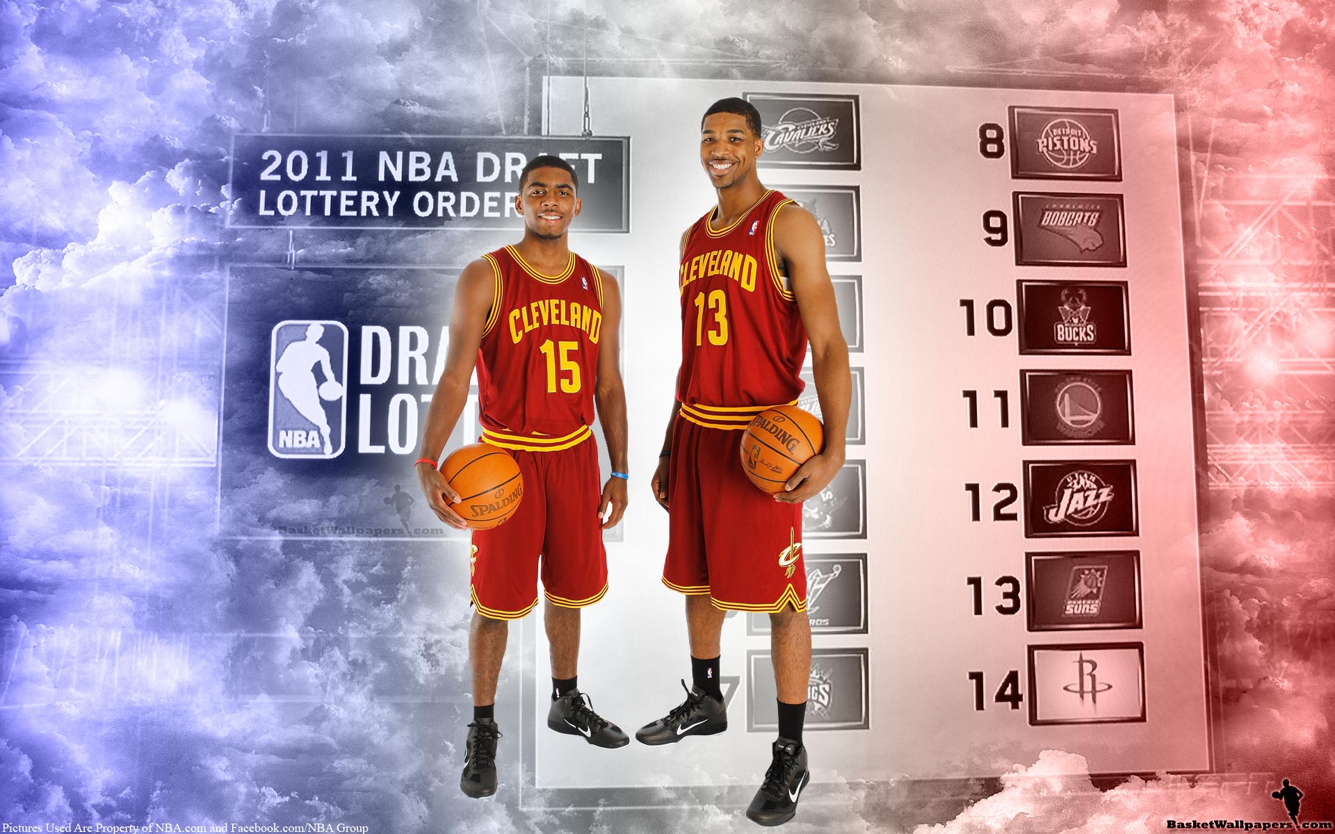Nba Draft Cleveland Cavaliers Rookies Widescreen Wallpaper