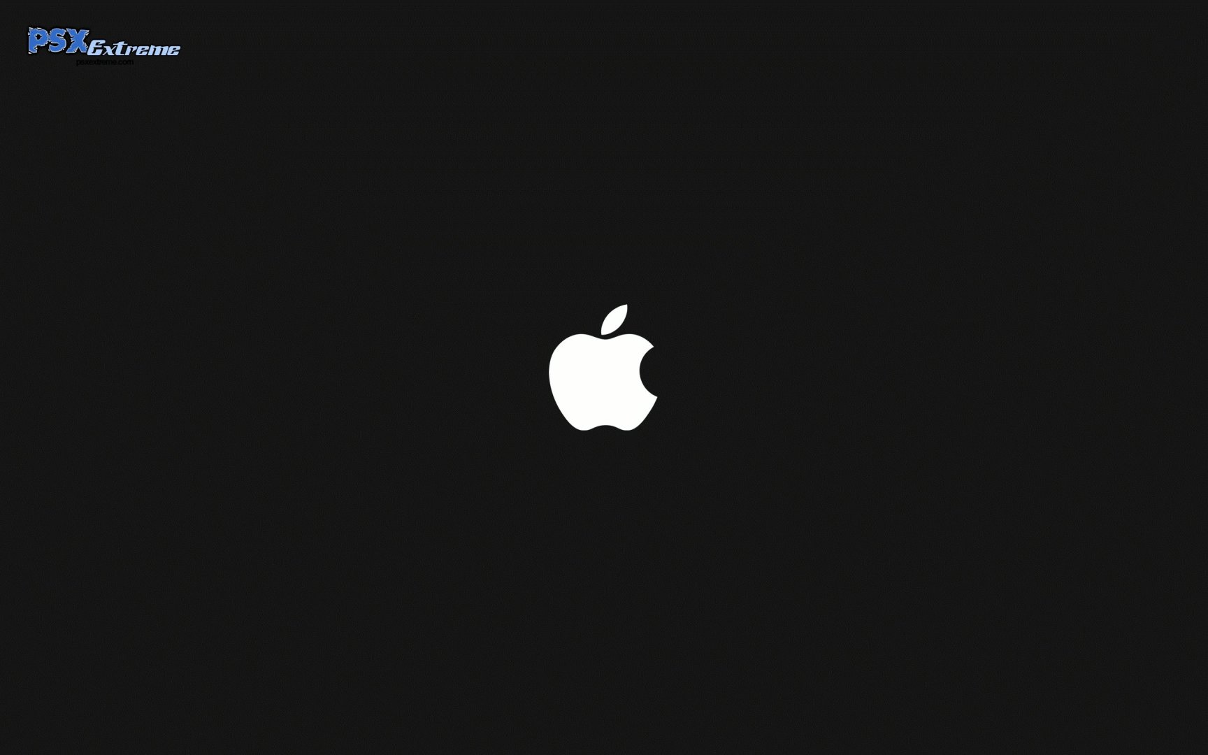 Black White Wallpaper Apple Logo
