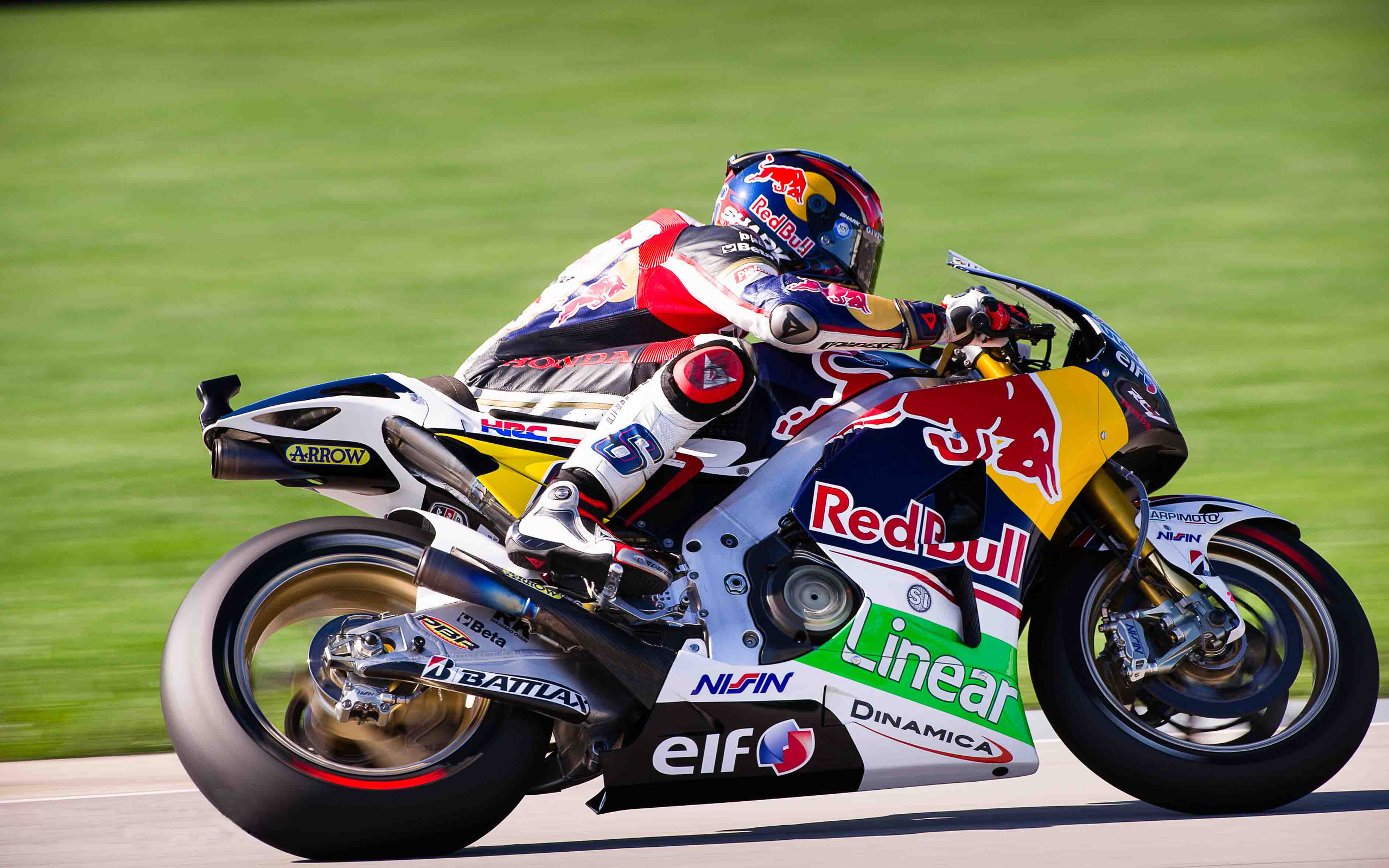 Motorcycle Race Motogp Honda Sports Red Bull Racing Wallpaper