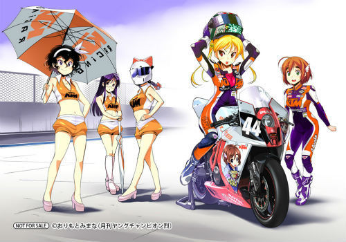 Crunchyroll Bakuon School Girl Motorcycle Anime Announced
